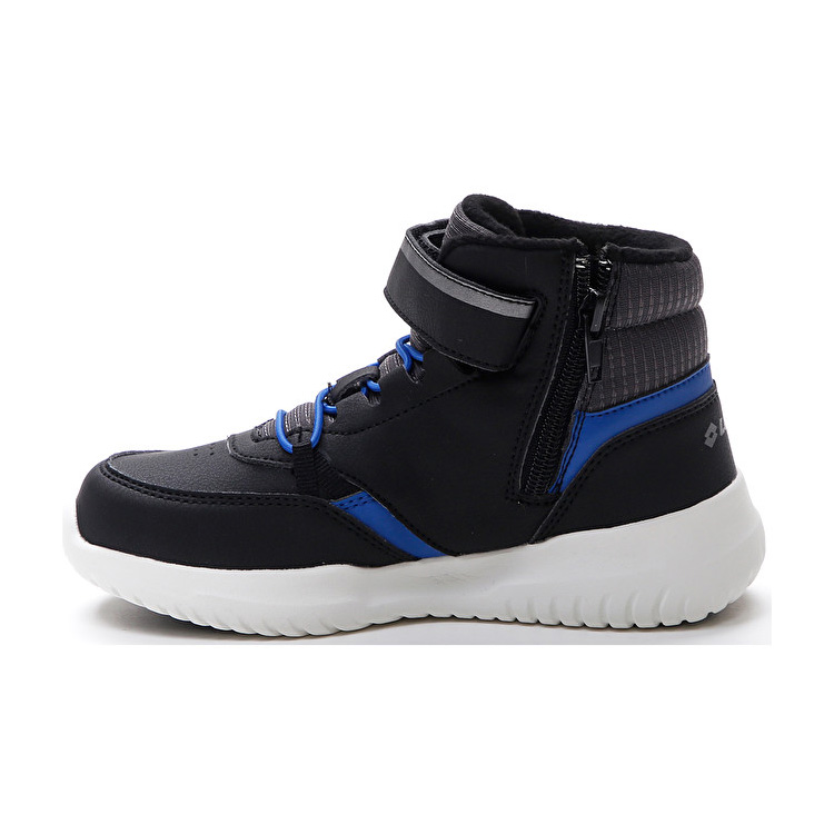 Black / Blue Lotto Fuga Amf Mid Cl Sl Kids' Sneakers | Lotto-40973