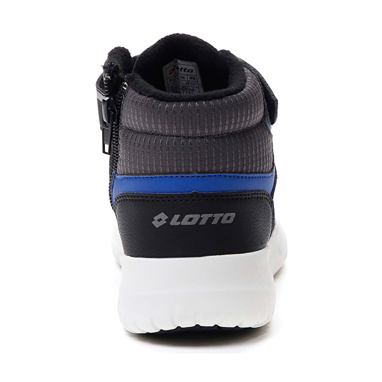 Black / Blue Lotto Fuga Amf Mid Cl Sl Kids' Sneakers | Lotto-40973