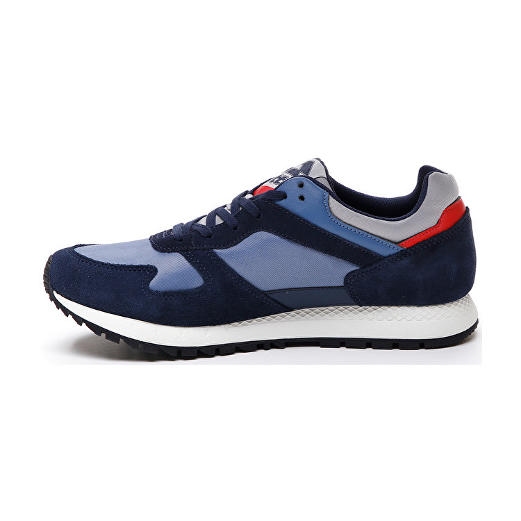 Black / Blue Lotto Runner Plus '95 Ii Ny Men's Lifestyle Shoes | Lotto-18791