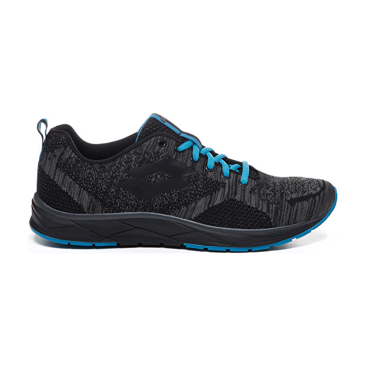 Black / Blue Lotto Speedride 200 V Men\'s Running Shoes | Lotto-99519