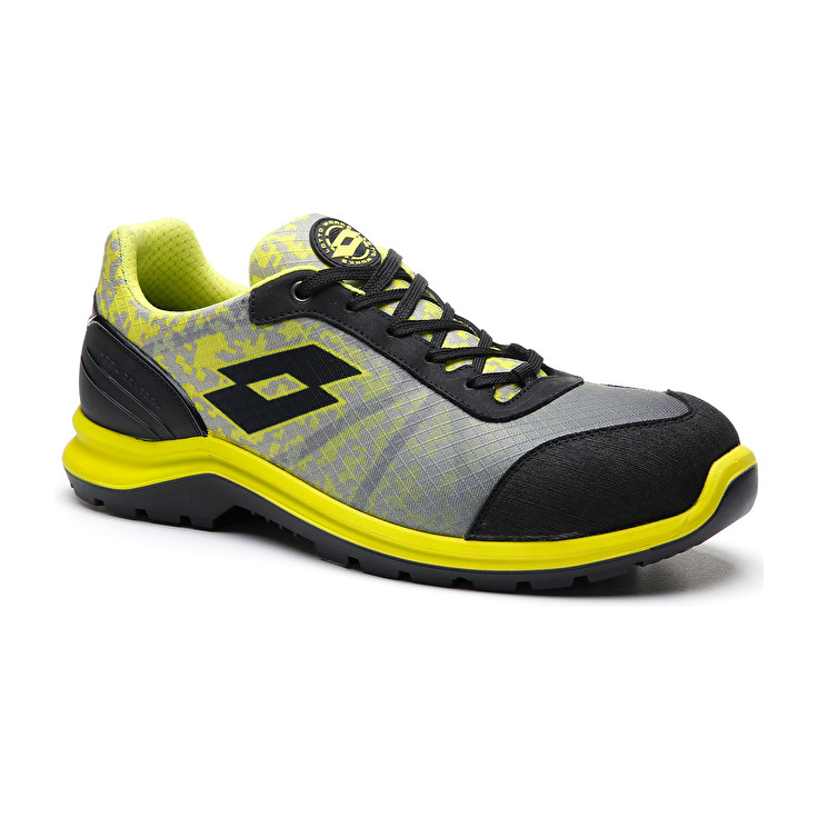 Black / Green / Grey Lotto Hit 400 S1p Women's Safety Shoes | Lotto-51602