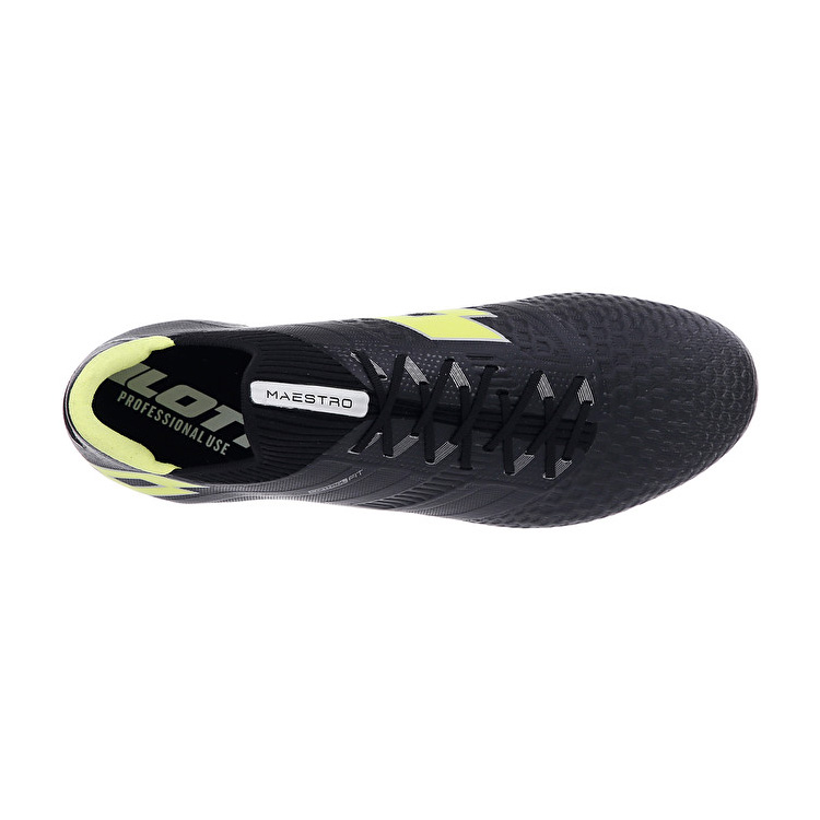 Black / Green Lotto Maestro 100 Iv Fg Men's Soccer Shoes | Lotto-45326