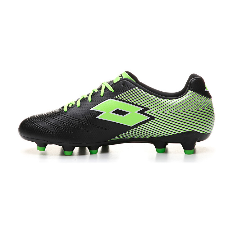 Black / Green Lotto Solista 700 Ii Fg Men's Soccer Shoes | Lotto-85437