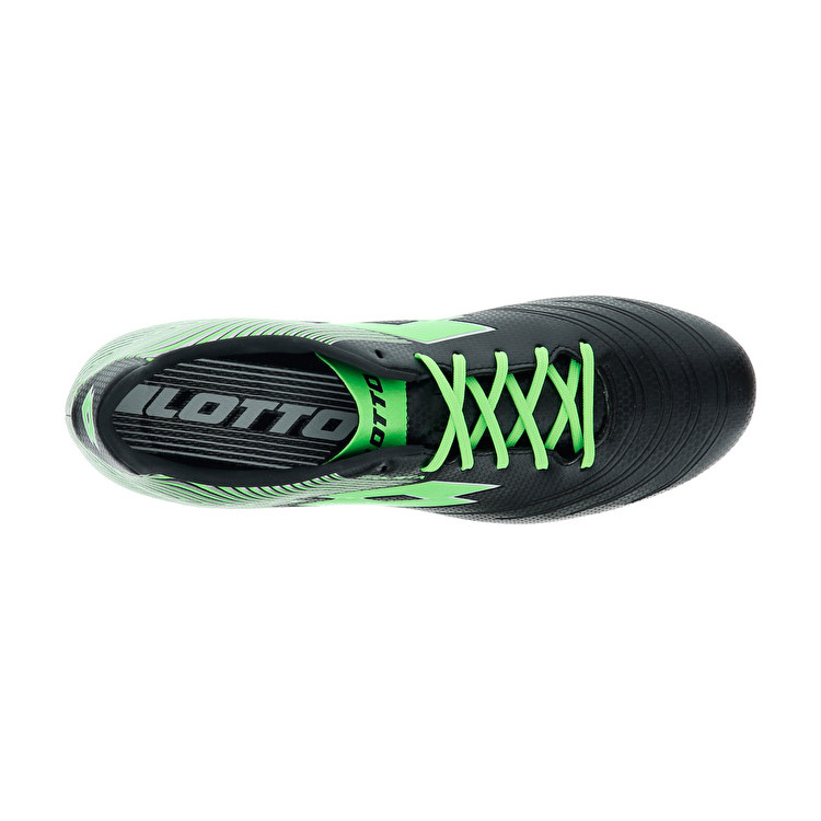 Black / Green Lotto Solista 700 Ii Fg Men's Soccer Shoes | Lotto-85437