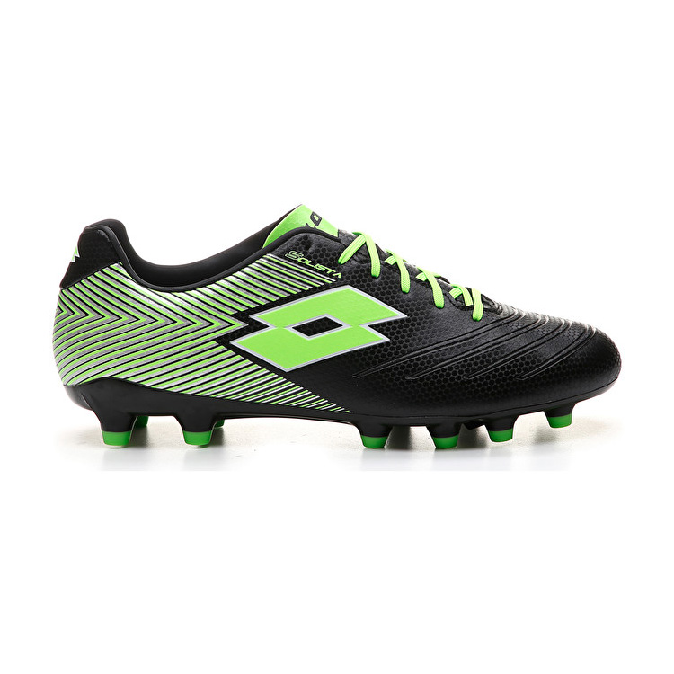 Black / Green Lotto Solista 700 Ii Fg Men\'s Soccer Shoes | Lotto-85437