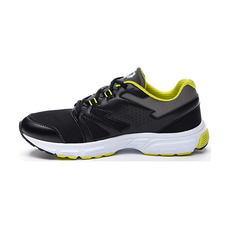 Black / Green Lotto Speedride 500 Vii Men's Running Shoes | Lotto-12463