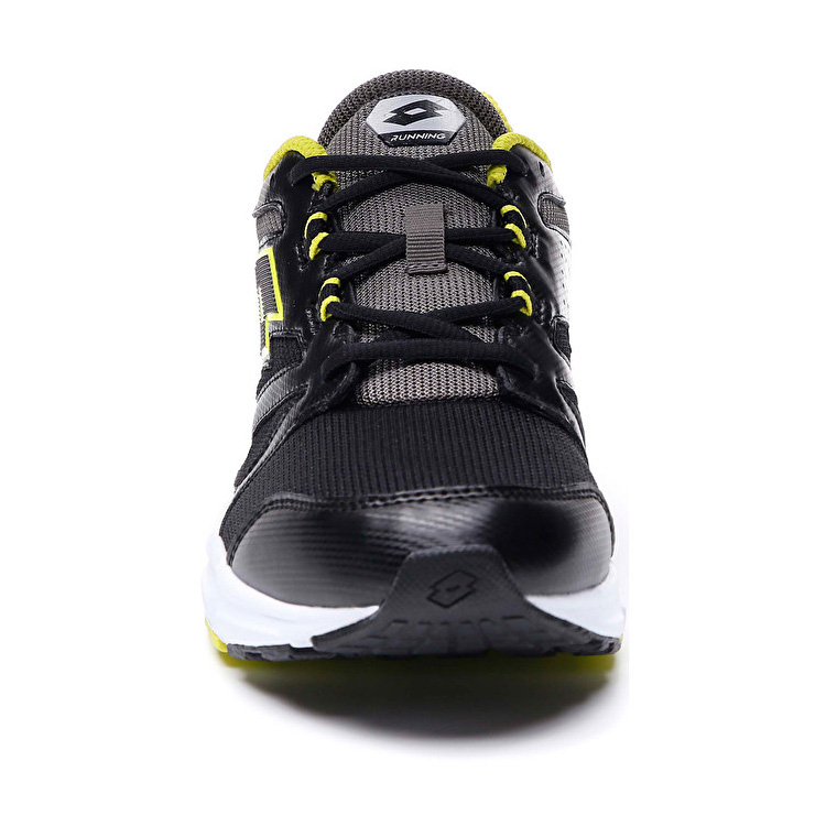 Black / Green Lotto Speedride 500 Vii Men's Running Shoes | Lotto-12463