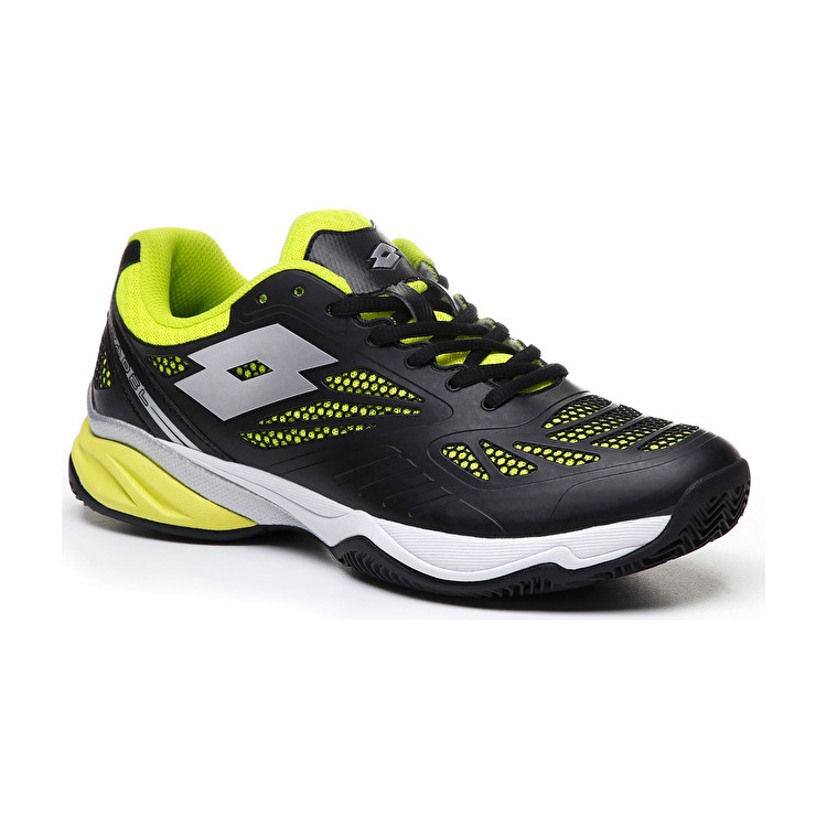 Black / Green Lotto Superrapida 200 Men's Padel Shoes | Lotto-28759