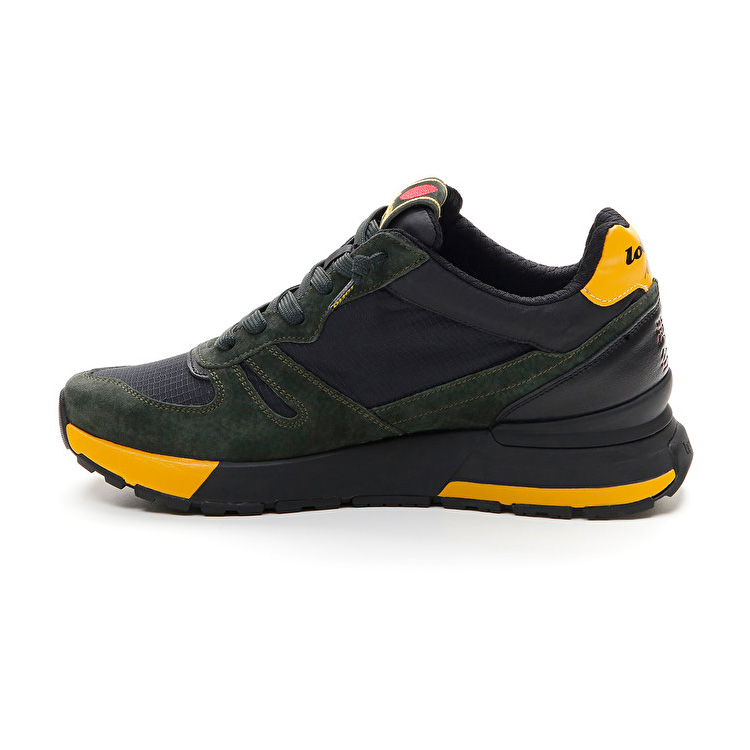 Black / Green / Mango Lotto Tokyo Shibuya Men's Sneakers | Lotto-25314