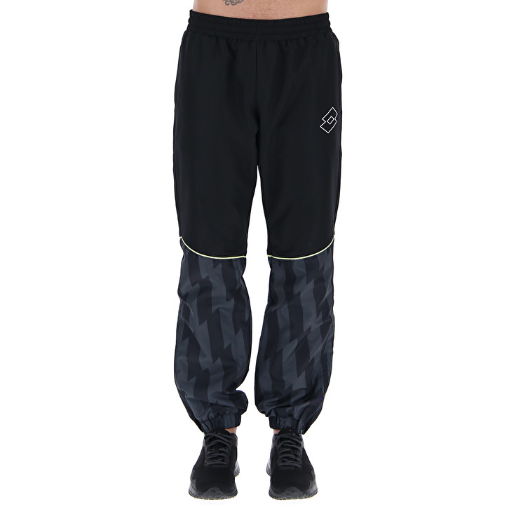 Black / Grey Lotto Logo Vi Db Men\'s Pants | Lotto-20535