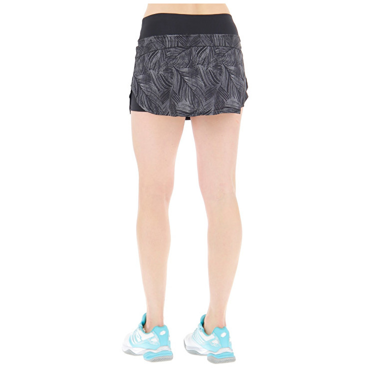 Black / Grey Lotto Paddle W Women's Shorts | Lotto-68340