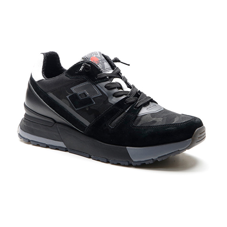 Black / Grey Lotto Tokyo Shibuya Camo Men's Autograph | Lotto-39168