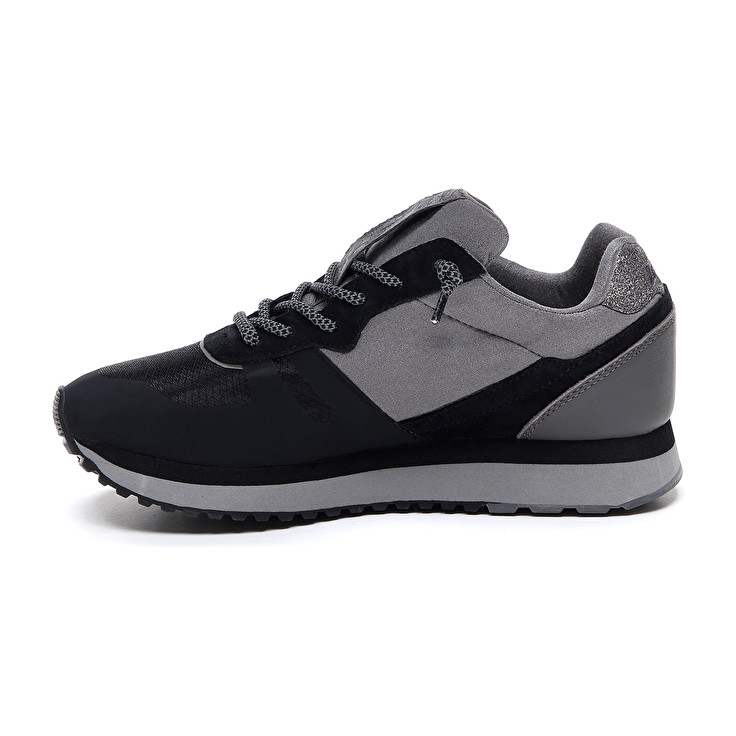 Black / Grey Lotto Tokyo Wedge Tech W Women's Sneakers | Lotto-86956