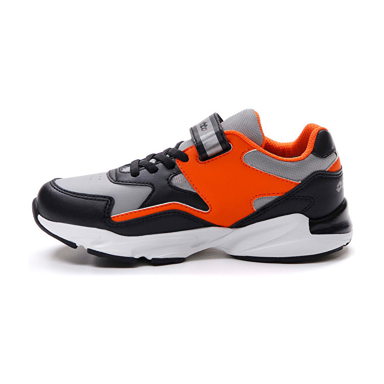 Black / Grey / Orange Lotto Rio Amf Cl Sl Kids' Sneakers | Lotto-46463