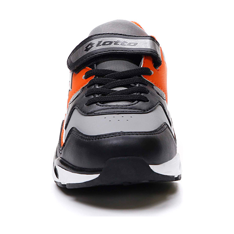 Black / Grey / Orange Lotto Rio Amf Cl Sl Kids' Sneakers | Lotto-46463