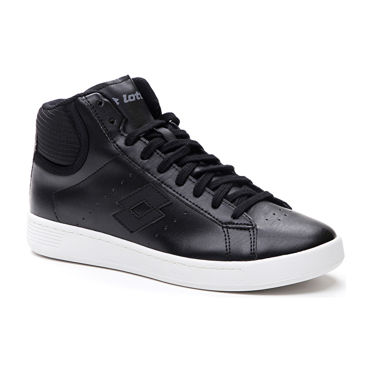 Black Lotto 1973 Evo Mid W Women's Lifestyle Shoes | Lotto-43195