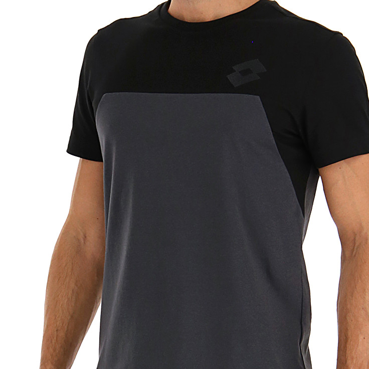 Black Lotto Athletica Classic Iv Js Men's T Shirts | Lotto-60429