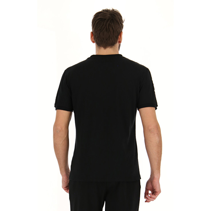 Black Lotto Athletica Due Js Men's T Shirts | Lotto-57543