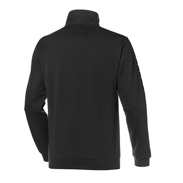 Black Lotto Athletica Due Sweat Fz Pl Men's Sweatshirt | Lotto-68411