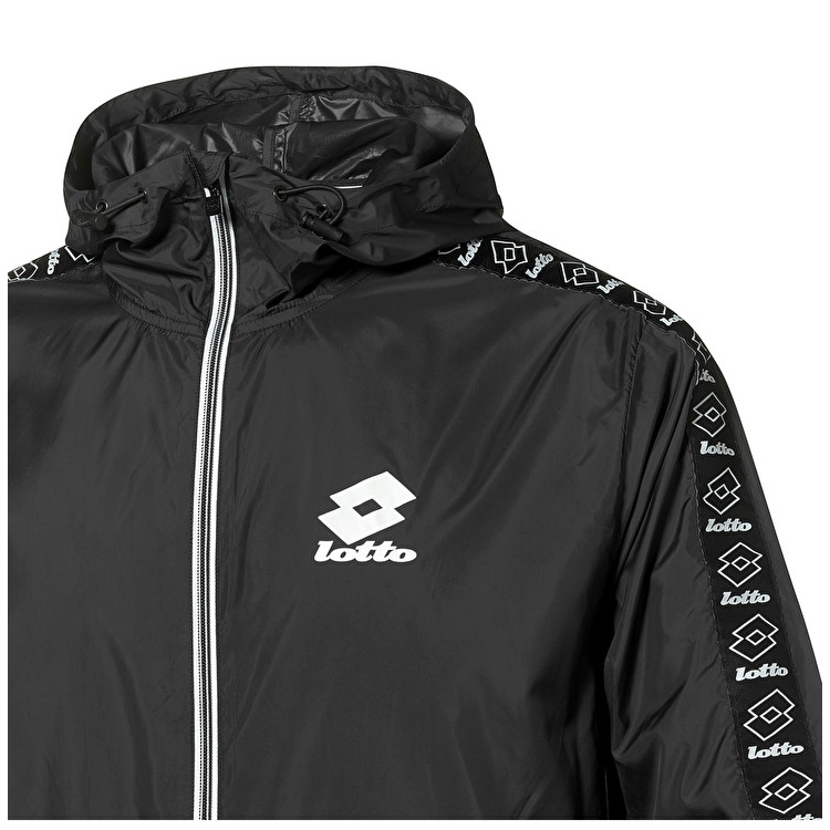 Black Lotto Athletica Ii Men's Jackets | Lotto-43121