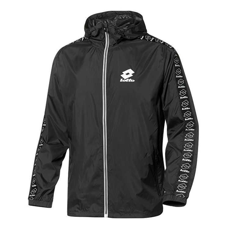 Black Lotto Athletica Ii Men\'s Jackets | Lotto-43121