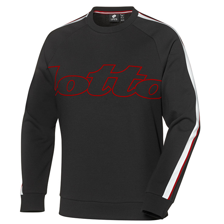 Black Lotto Athletica Ii Sweat Stp Rn Pl Men\'s Tracksuits | Lotto-64299