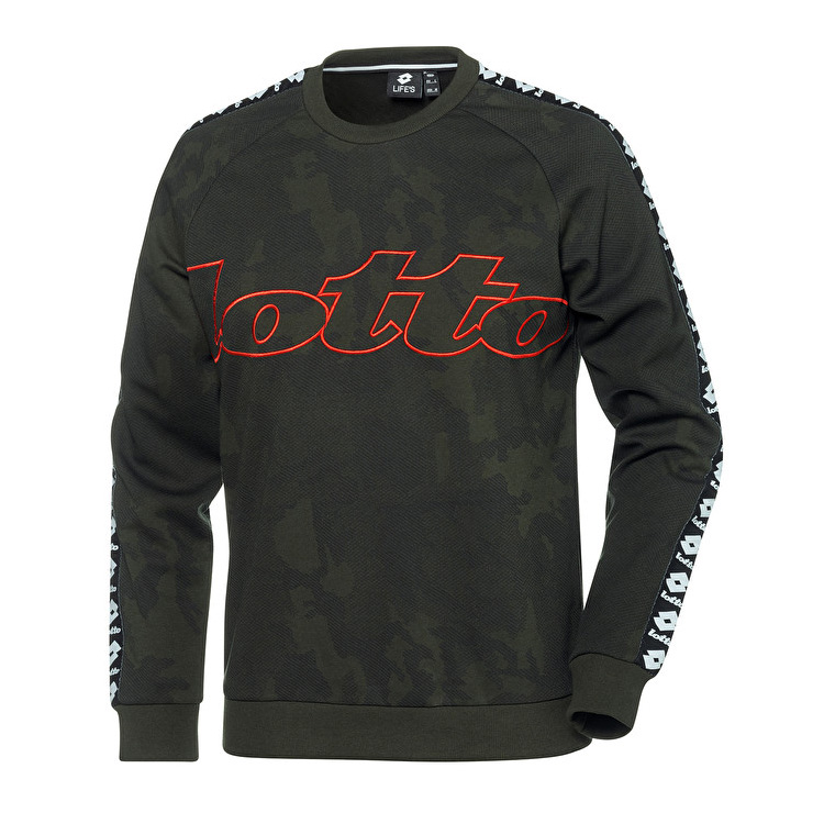 Black Lotto Athletica Iii Sweat Men\'s Sweatshirt | Lotto-90516