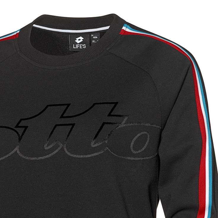 Black Lotto Athletica W Iii Sweat Women's Sweatshirt | Lotto-94353