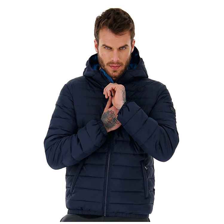 Black Lotto Bomber Cortina Hd Pad Pl Men's Jackets | Lotto-90820