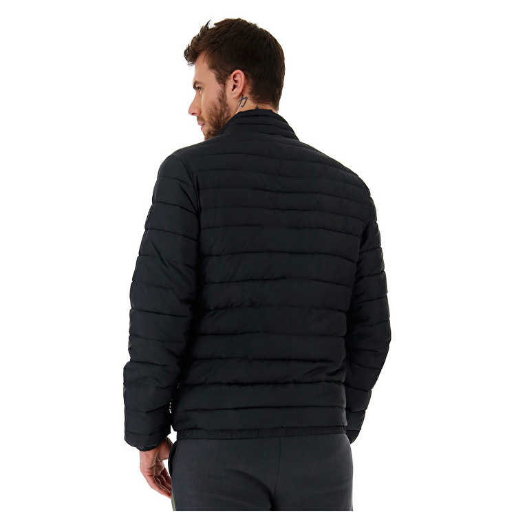 Black Lotto Bomber Cortina Pad Pl Men's Jackets | Lotto-39229