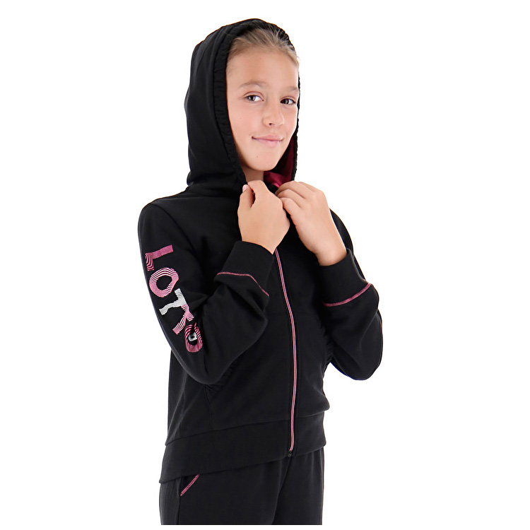 Black Lotto Bts Suit Kids' Tracksuits | Lotto-86615