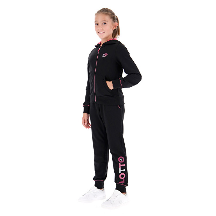 Black Lotto Bts Suit Kids\' Tracksuits | Lotto-86615