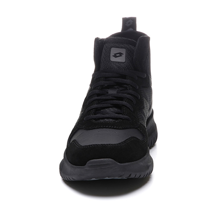 Black Lotto Cityride Amf Run Ii Mid Men's Lifestyle Shoes | Lotto-14325