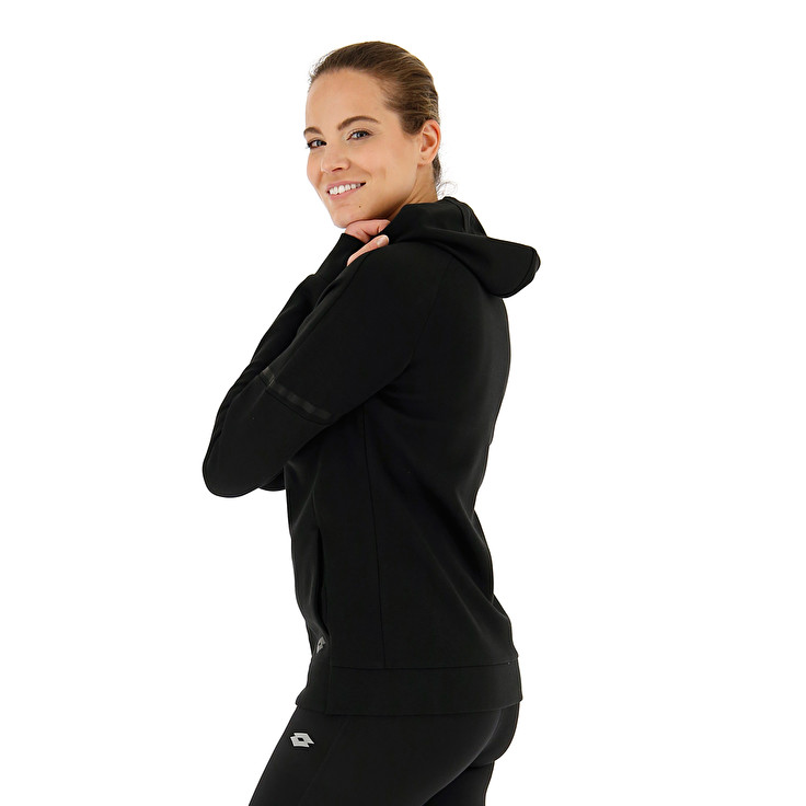 Black Lotto Dinamico W Sweat Women's Sweatshirt | Lotto-49171