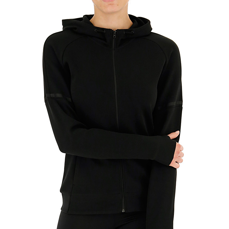 Black Lotto Dinamico W Sweat Women's Sweatshirt | Lotto-49171