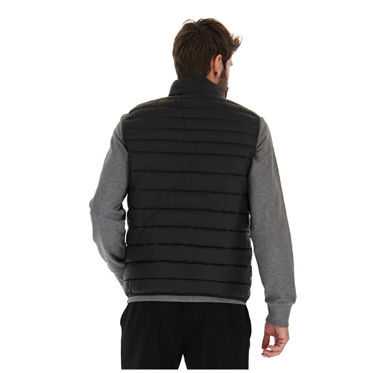 Black Lotto Gilet Cortina Iii Pad Pl Men's Jackets | Lotto-56881