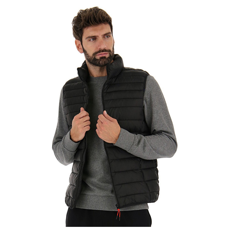 Black Lotto Gilet Cortina Iii Pad Pl Men\'s Jackets | Lotto-56881