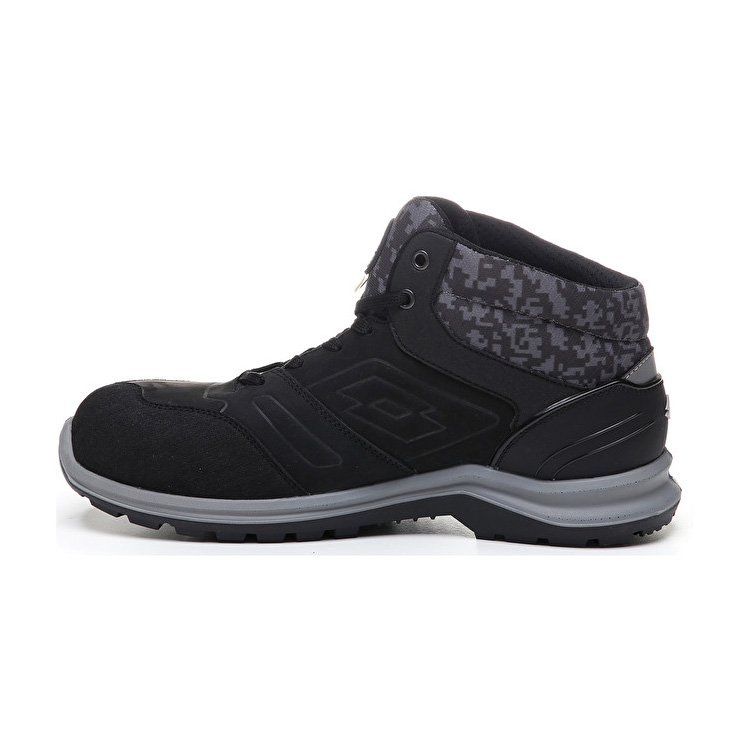 Black Lotto Hit 200 Mid S3 Esd Men's Safety Shoes | Lotto-45818