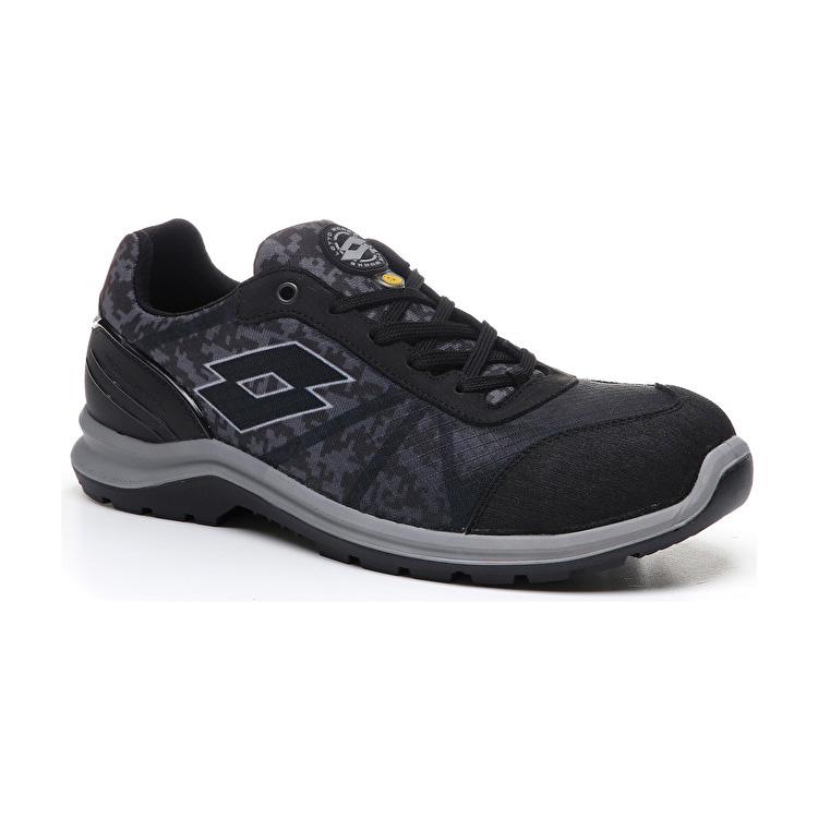 Black Lotto Hit 400 S1p Esd Men's Safety Shoes | Lotto-62959