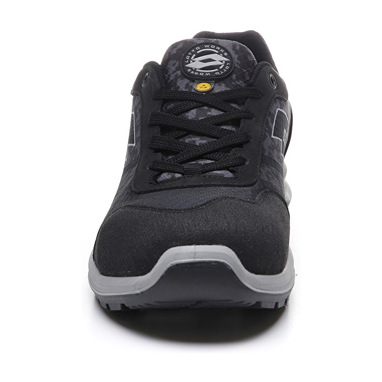 Black Lotto Hit 400 S1p Esd Men's Safety Shoes | Lotto-62959