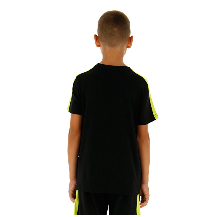 Black Lotto Logo B Iii Js Kids' T Shirts | Lotto-76566