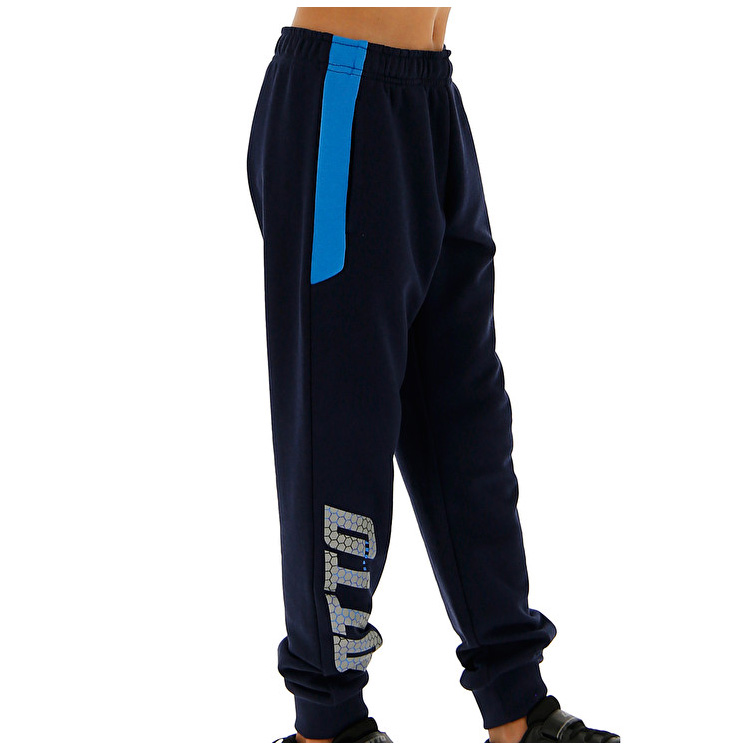 Black Lotto Logo B Iii Pant Rib Ft Kids' Tracksuits | Lotto-39789