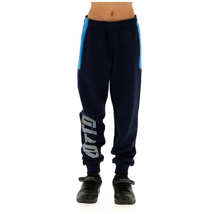 Black Lotto Logo B Iii Pant Rib Ft Kids\' Tracksuits | Lotto-39789