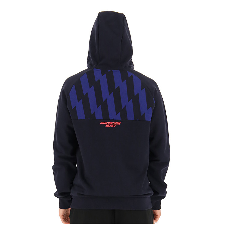 Black Lotto Logo Vi Sweat Hd Fl Men's Sweatshirt | Lotto-26042