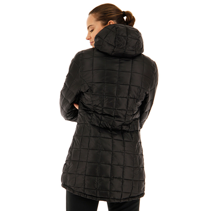 Black Lotto Lungo St Moritz W Ii Hd Pad Ny Women's Jackets | Lotto-97225