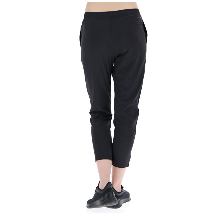 Black Lotto Run Fit W Women's Pants | Lotto-72135