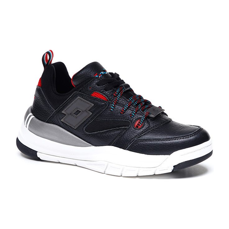 Black Lotto Sirius Lth W Women's Sneakers | Lotto-20266