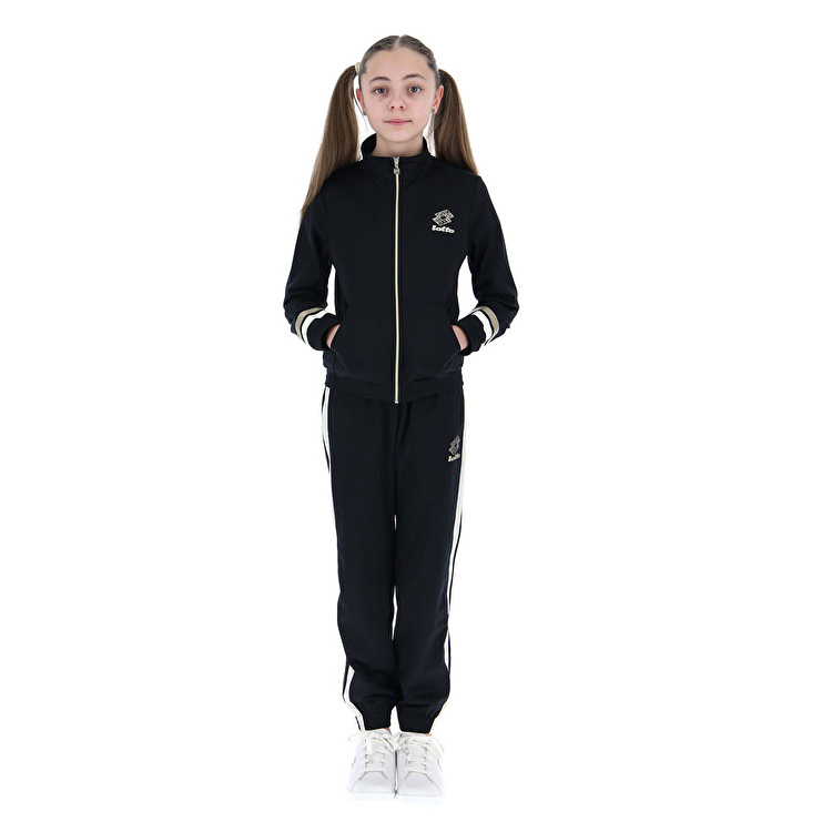 Black Lotto Smart G Iii Suit Pl Kids\' Tracksuits | Lotto-11235