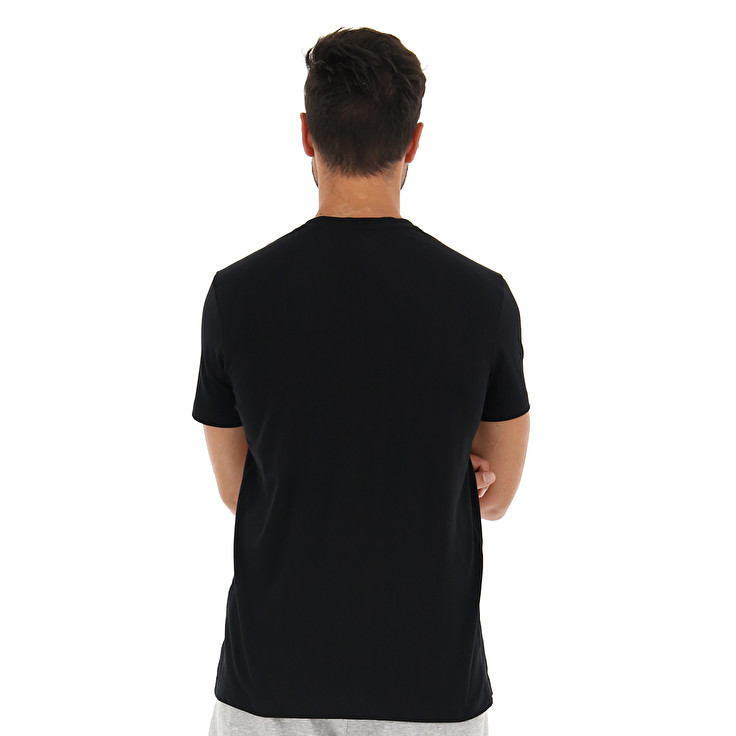 Black Lotto Smart Ii Js Men's T Shirts | Lotto-64816