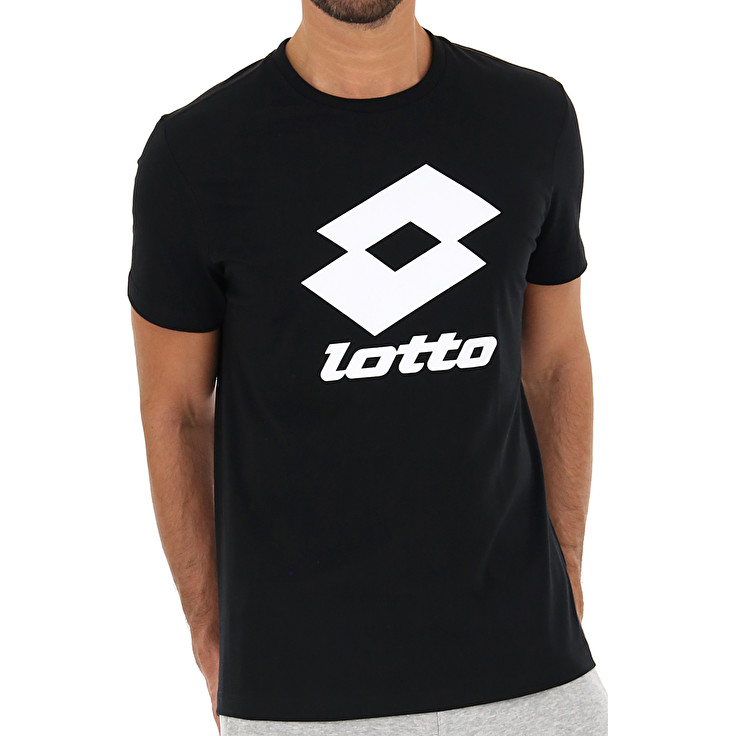 Black Lotto Smart Ii Js Men's T Shirts | Lotto-64816